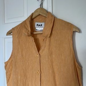 FLAX Linen Button Down